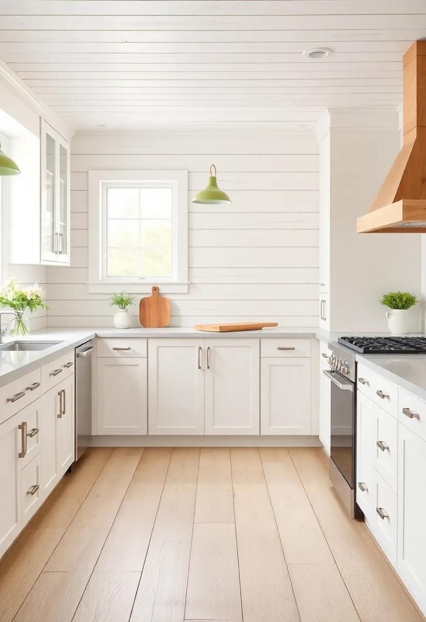 Whitewashed Pine: Infuse a bright, airy feel⁤ with whitewashed pine, ‌perfect for complementing multiple farmhouse color schemes