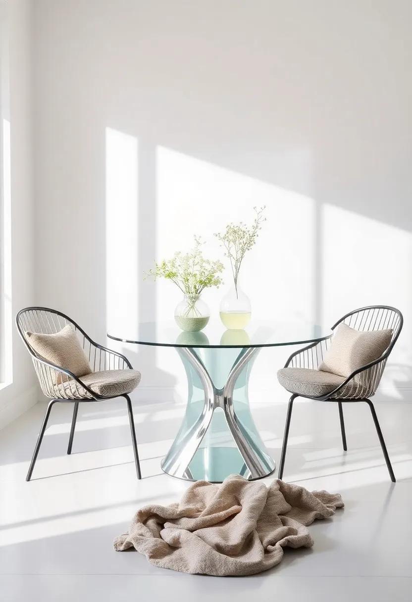 Cozy Comfort: Creating an inviting Atmosphere with Soft Textiles around Glass Tables