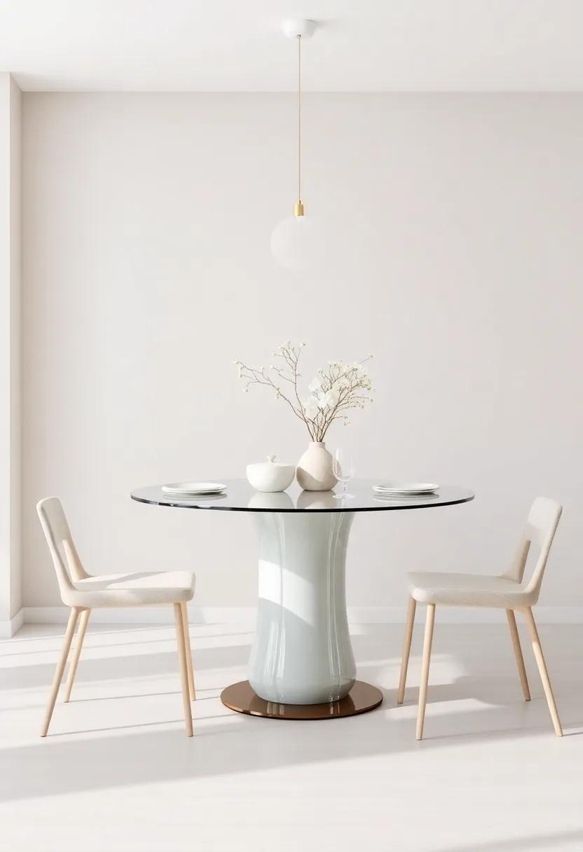 Timeless Classics: Elegance of Glass Dining tables Enhanced by⁢ Traditional Decor