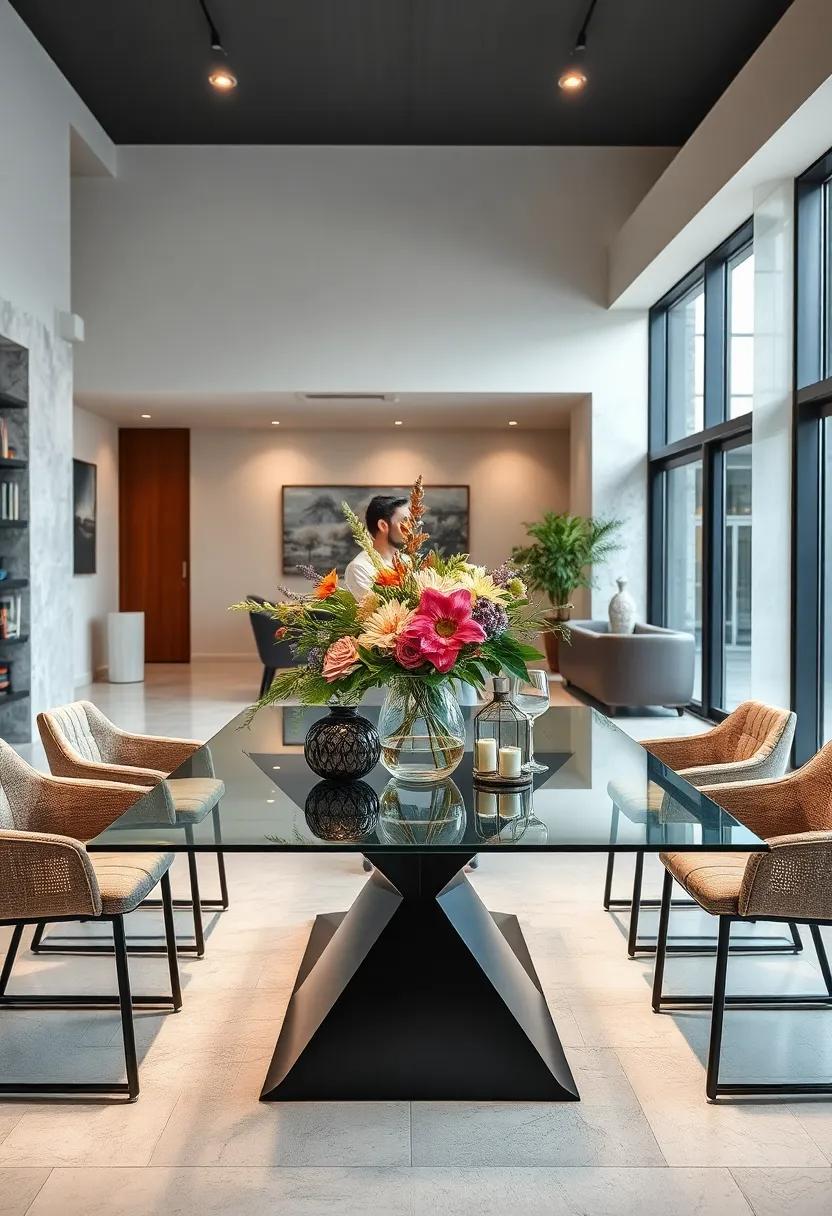 Incorporating Nature: Fresh Florals and Greenery‍ for Glass⁣ Table styling