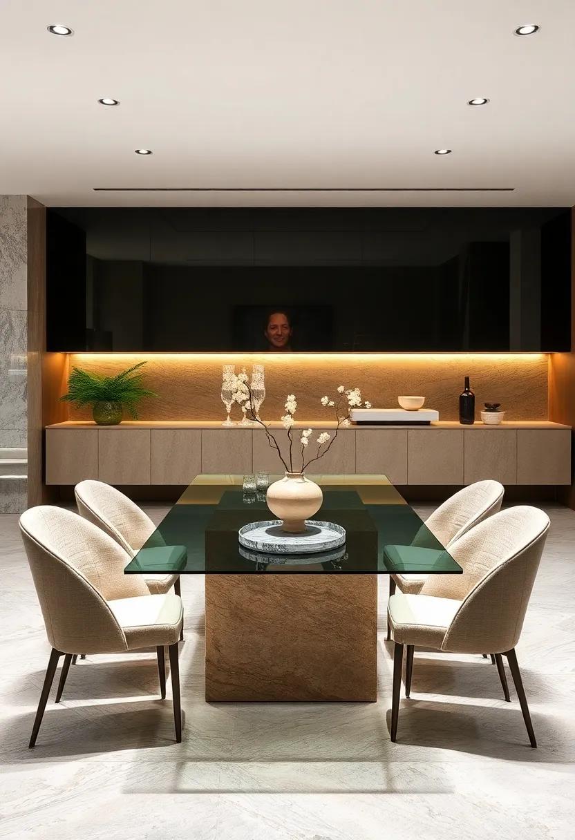 Layering Textures: How Fabrics Enhance Glass⁢ Dining Tables Beautifully