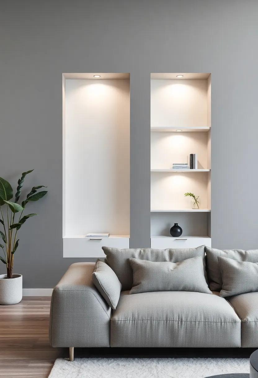 Wall-Mounted Units: Consider wall-mounted units that integrate storage and display space, allowing for seamless organization in ‌a chic layout
