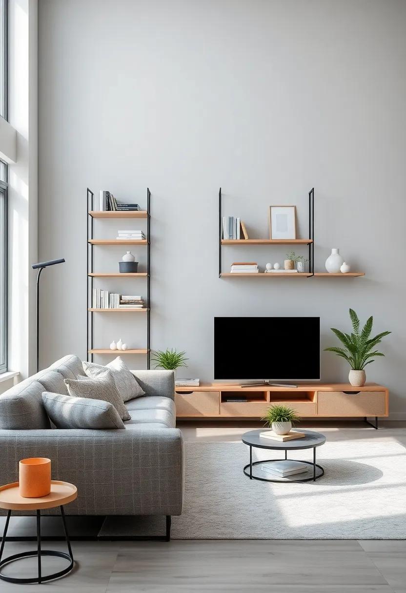 Modular​ Storage‍ Solutions: Choose modular shelving that adapts to your needs while maintaining simplicity; adjust it to fit your space's vibe