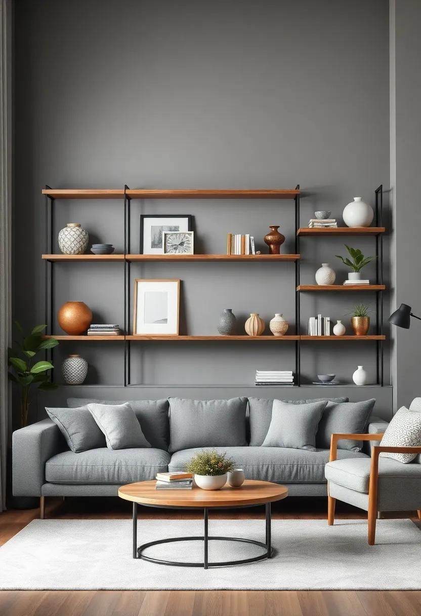 Vintage Finds: Blend modern minimalist shelving with vintage decor pieces ‌for an eclectic yet refined look that adds character to your ⁤room