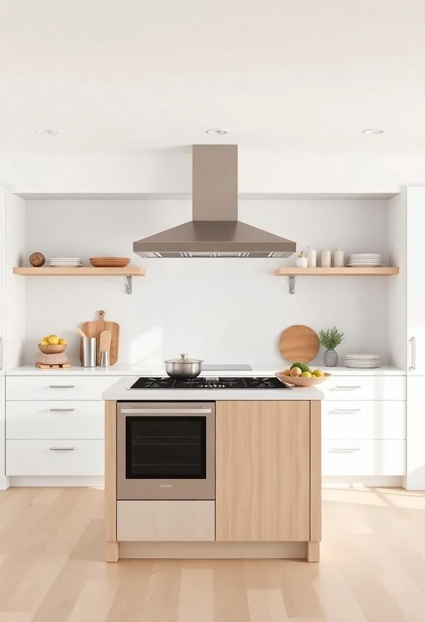 Showcasing Culinary Skills: Open Shelving Ideas for Islands