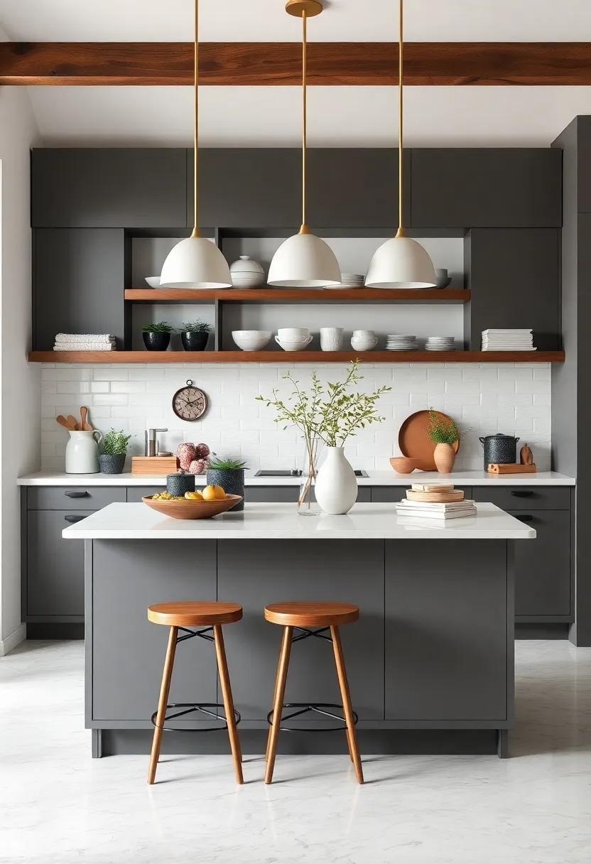 Functional Decor: Balance aesthetics ‍with function by⁤ adding‌ decorative storage ⁤solutions or stylish cookware displayed as art