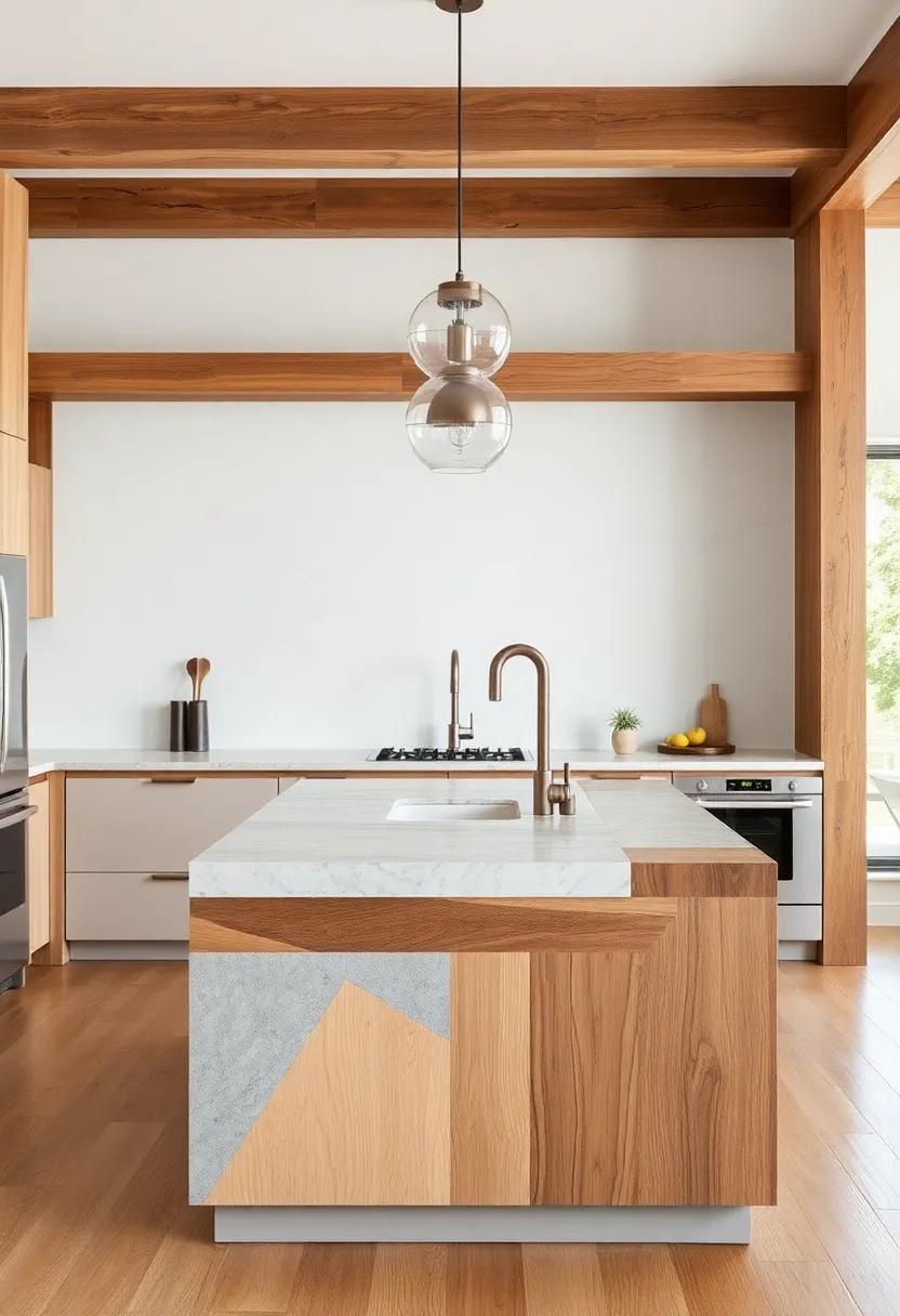 layered⁢ Textures: Mix different materials like wood, stone,⁣ and metal to ⁢create a ⁣visually rich and⁤ inviting surface​ for your⁤ kitchen ⁢island