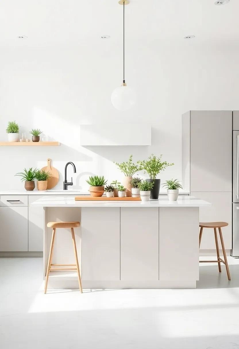 Nature’s Touch: Incorporate greenery with ‌potted herbs or succulents ​on your⁢ island ⁢to bring life and freshness to your culinary⁤ space