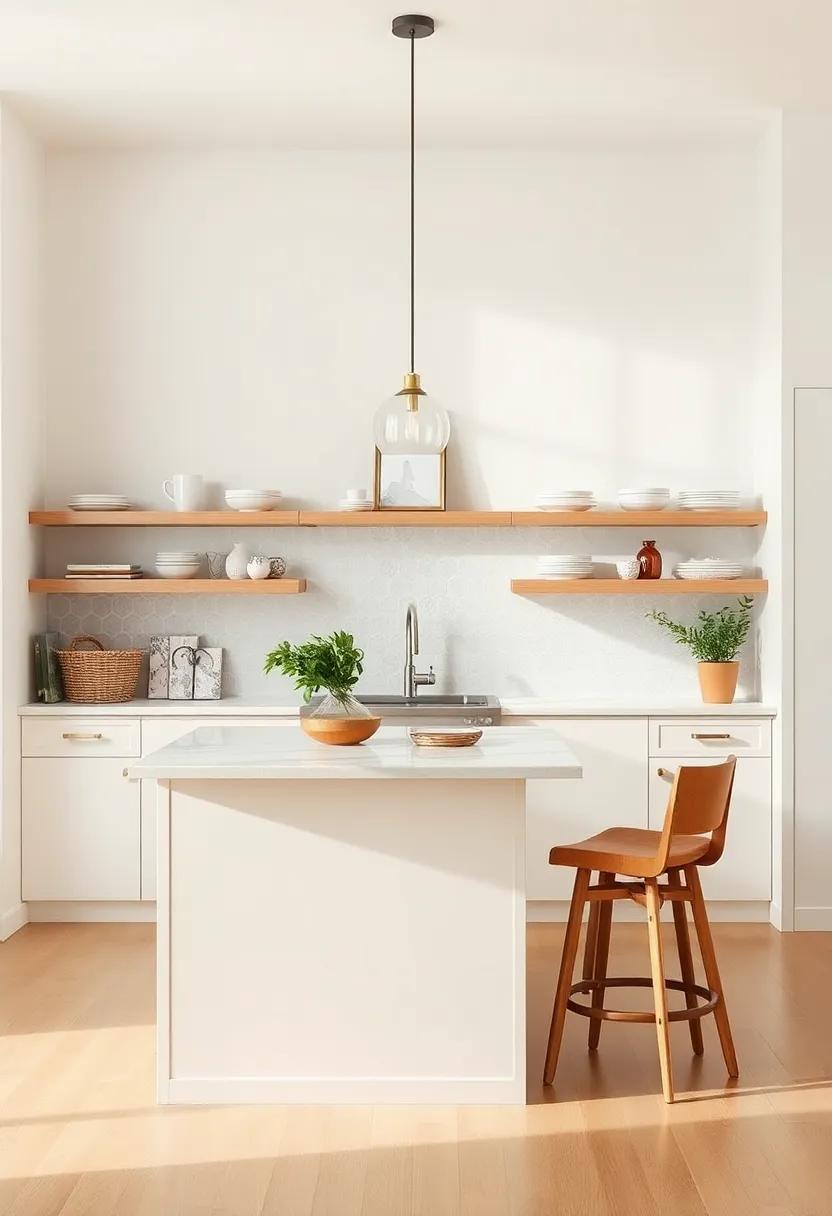 Open Shelving: Incorporate open shelving on or around your island to showcase​ beautiful dishware or ⁣cookbooks, ‍making⁤ them easily accessible