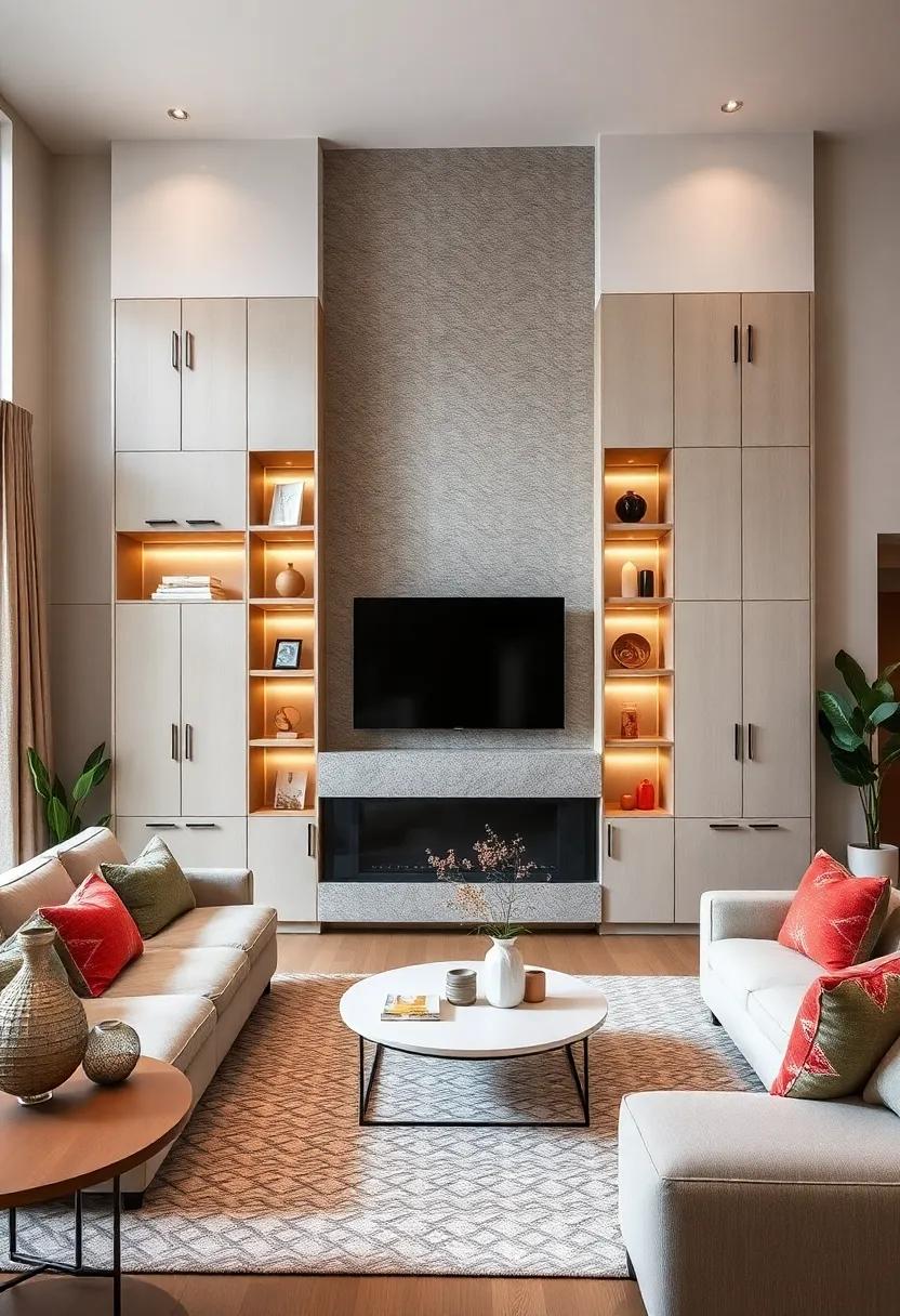 Tech-Friendly Built-Ins: Explore innovative designs that incorporate charging stations‌ and tech organization⁣ within built-in cabinets, making modern living a breeze