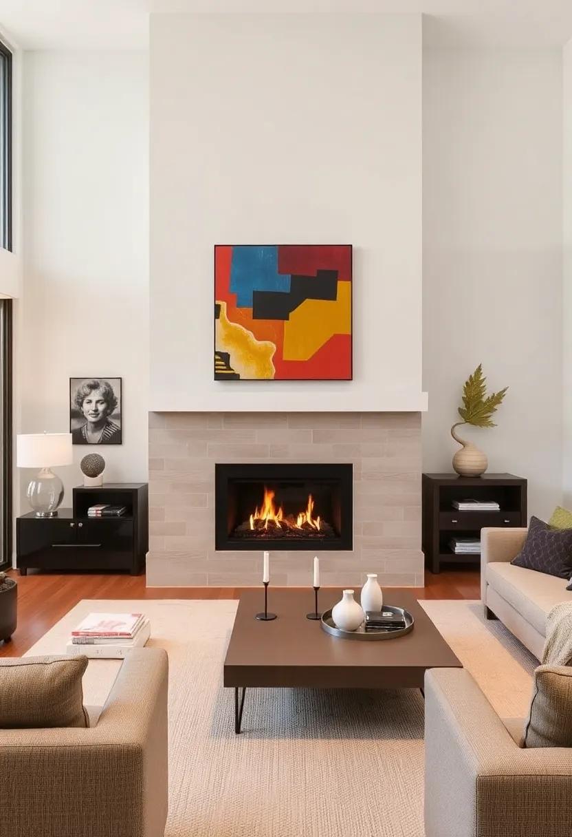 Integrating Art and Decor with Your Gas Fireplace as​ a ⁤Backdrop