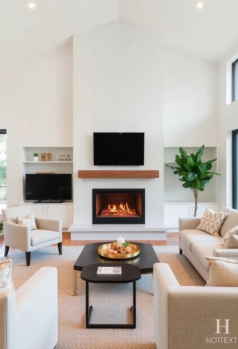 Functional Fireplaces⁣ Crafting Dual-Purpose‍ Living Room Spaces