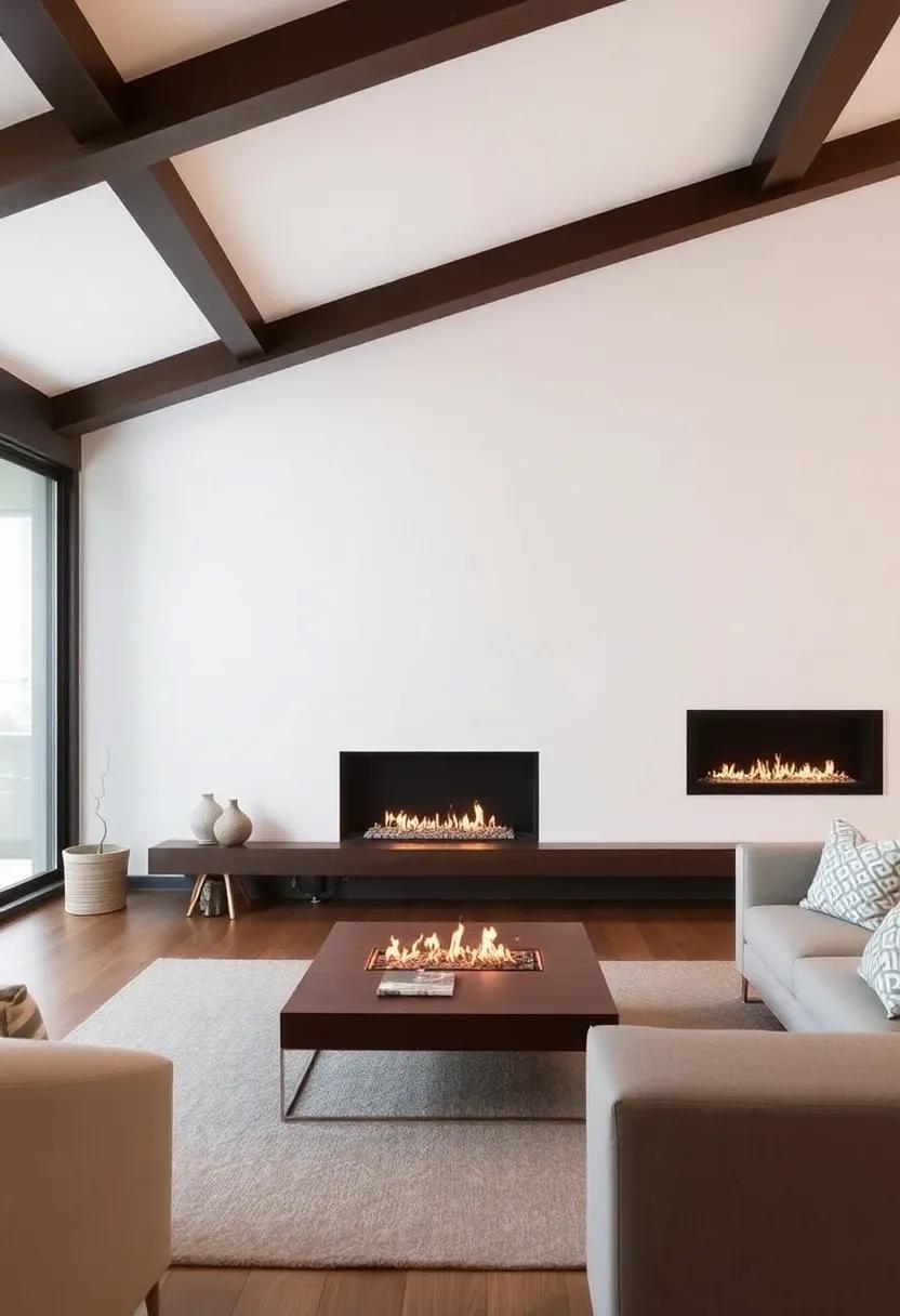 Embracing Minimalism with Streamlined‍ Gas Fireplace Styles
