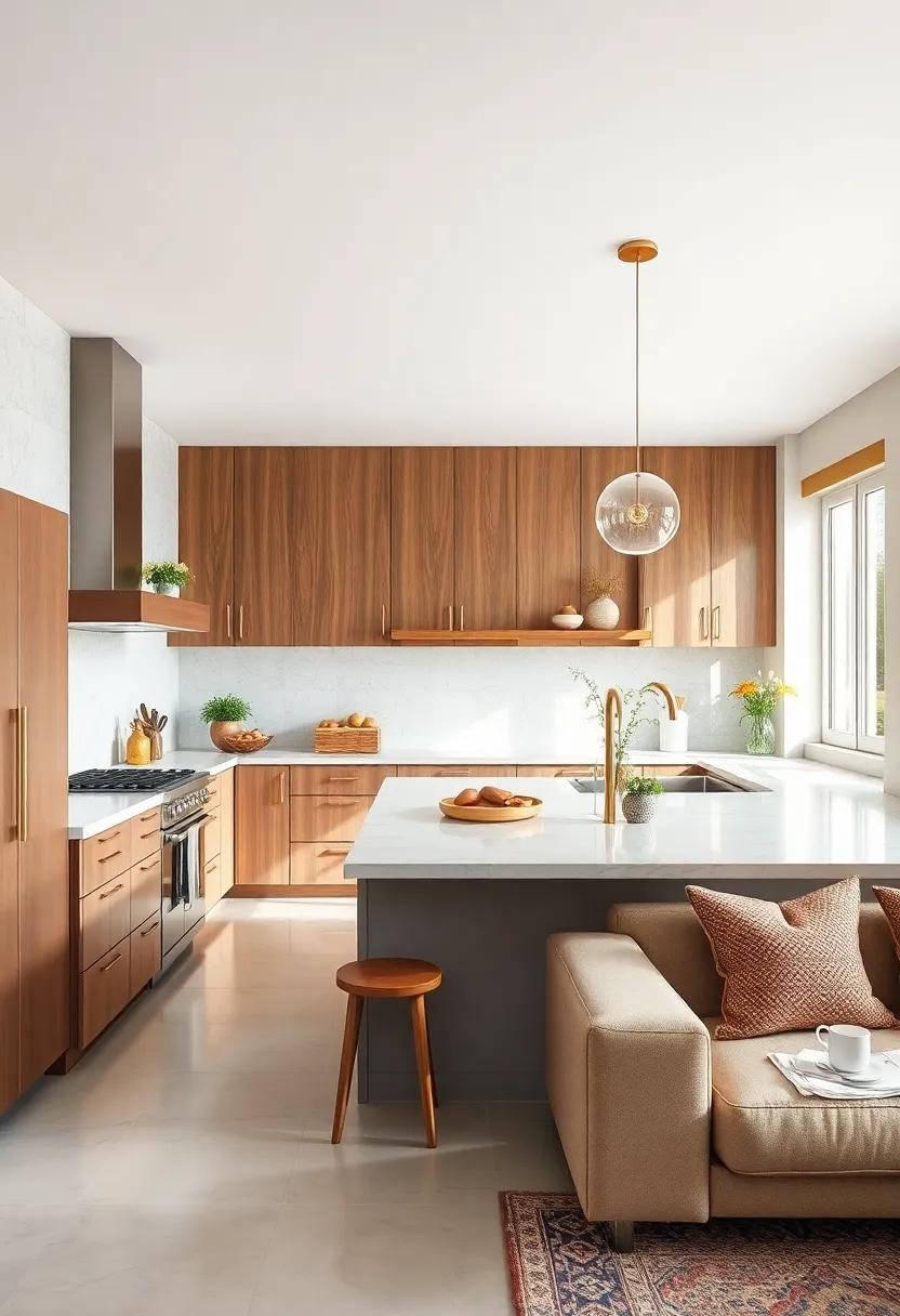 Built-In Features:⁢ Consider ​built-in seating​ or⁤ islands to maximize⁢ space and‍ maintain a clean, ​cohesive⁤ look in the kitchen