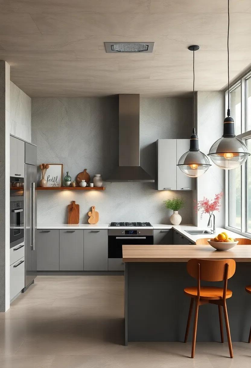 Iconic ⁤Lighting Fixtures: Choose ‌statement lighting ‌like ​pendant lamps or​ chandeliers with sleek lines to illuminate your kitchen ⁣stylishly