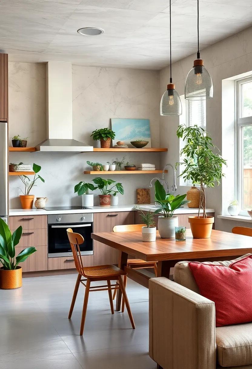 Indoor plants: Add greenery with potted plants or ​herb ⁣gardens to ⁢enliven your kitchen and bring a touch of​ nature indoors