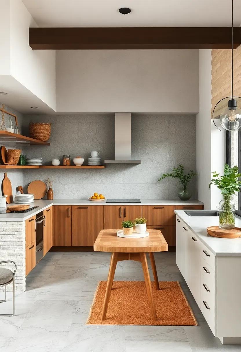 Textured Elements:⁢ Introduce texture through⁤ woven ‌baskets, ceramic dishes,‌ or other tactile elements to add ⁢depth to the‌ aesthetic