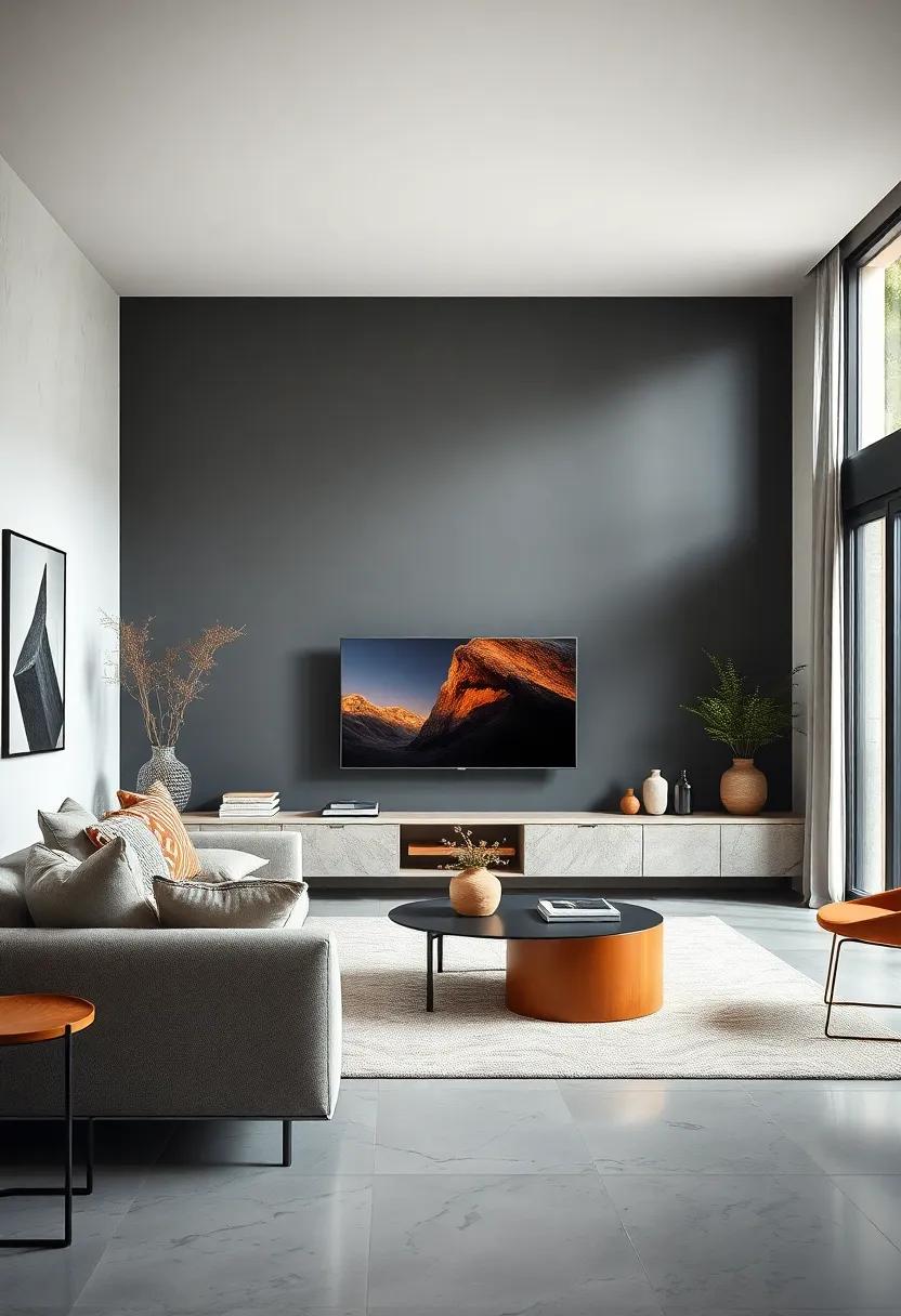 Visual anchors: Creating Focal ‍Points around Your TV Unit