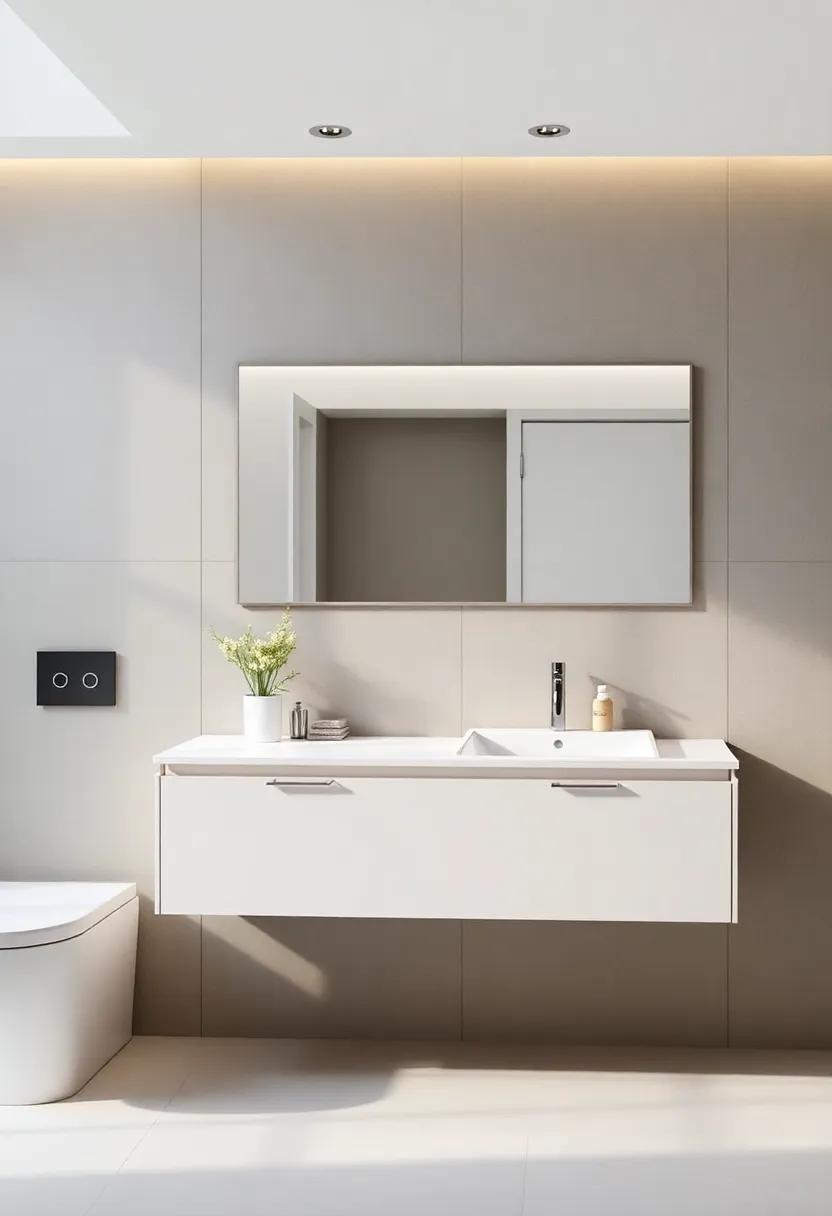 Elevate your​ Bathroom ​Aesthetic⁤ With‌ Sleek Minimalist Vanity ⁣Designs