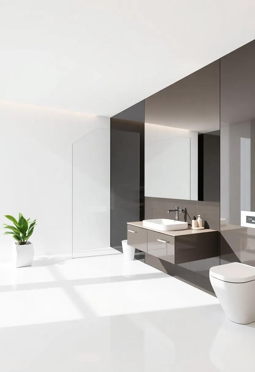 Mirrored Magic: Enhancing Space Through Reflective Vanity Surfaces