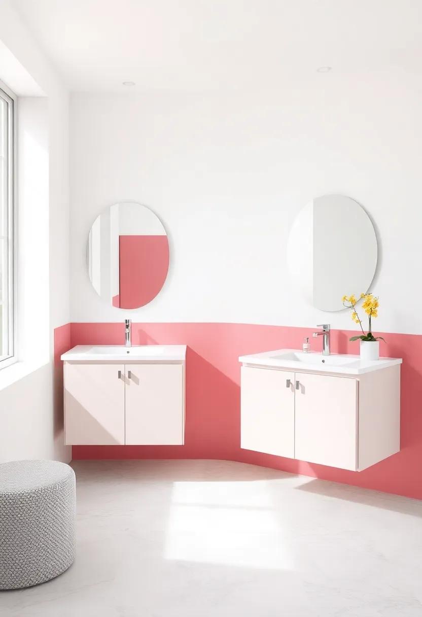 Transformation Through Color Blocking: Modern⁣ Vanities That Stand ‍Out
