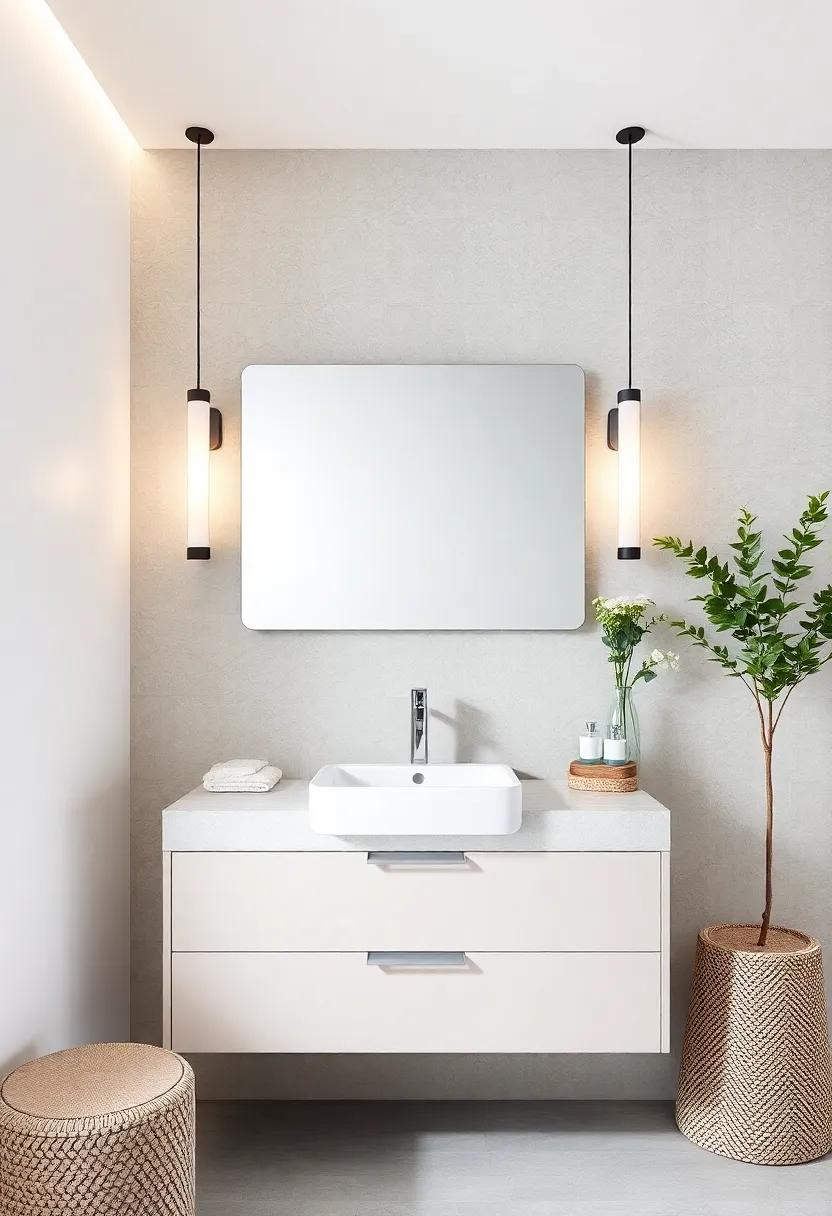 Unique ⁣Texture⁣ Combinations ‌That enhance‌ Vanity Visual Appeal