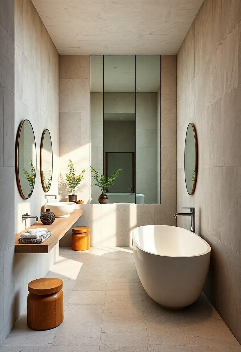 Clever ​Use of Mirrors for Expanding Space and Enhancing Light