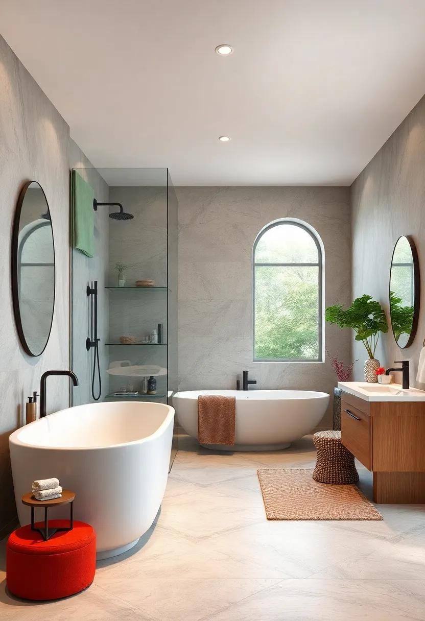 Elevating‌ Shower Spaces with Glass Enclosures and Elegant⁤ Features