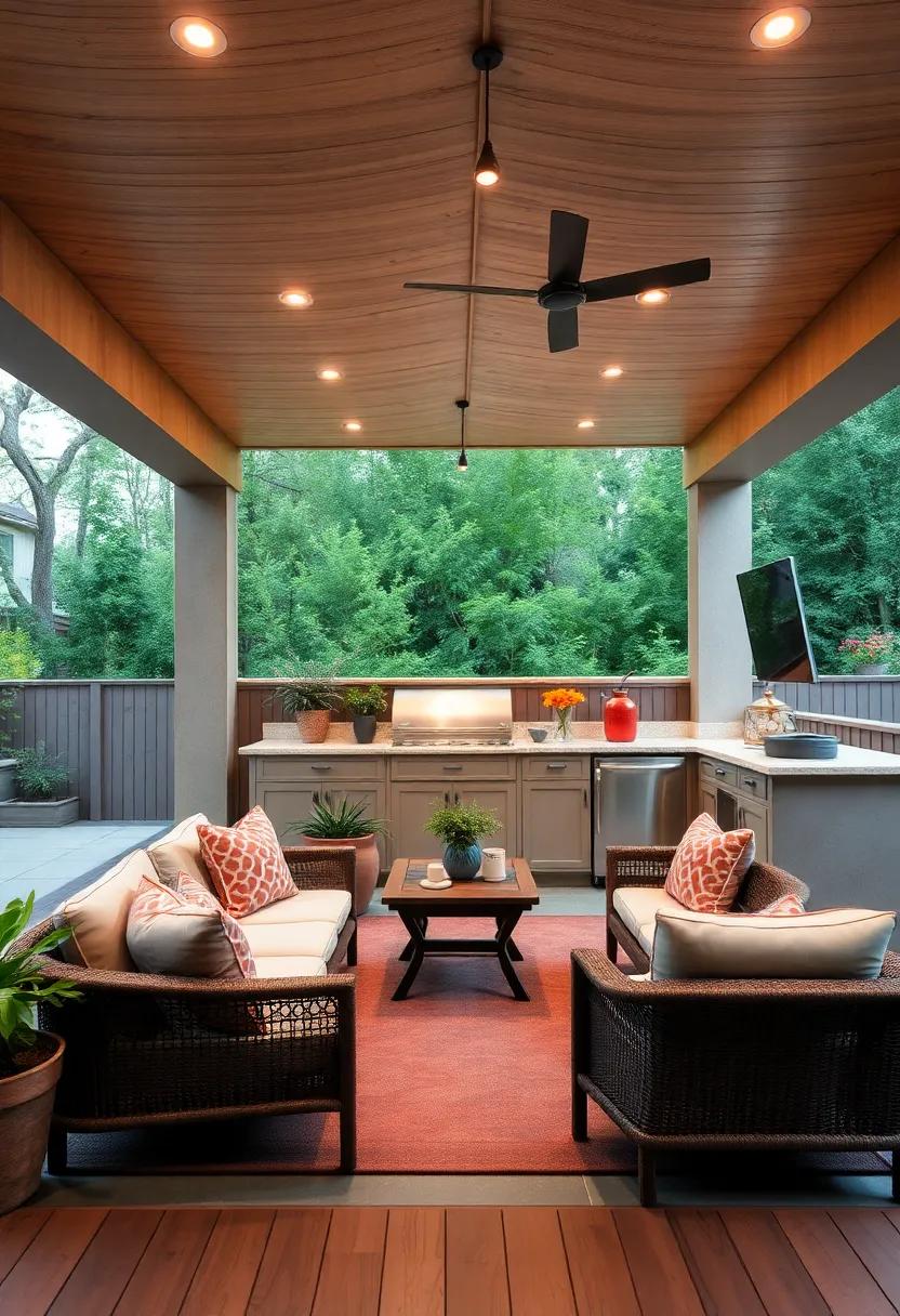 Choosing ‍the​ Right​ Materials for Your Dream Outdoor Kitchen Under Your Deck