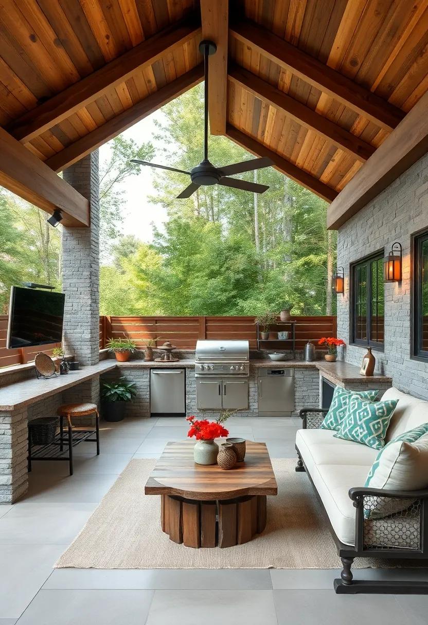 Designing an Inviting Outdoor ‍Kitchen Space That Seamlessly⁣ Blends with Nature