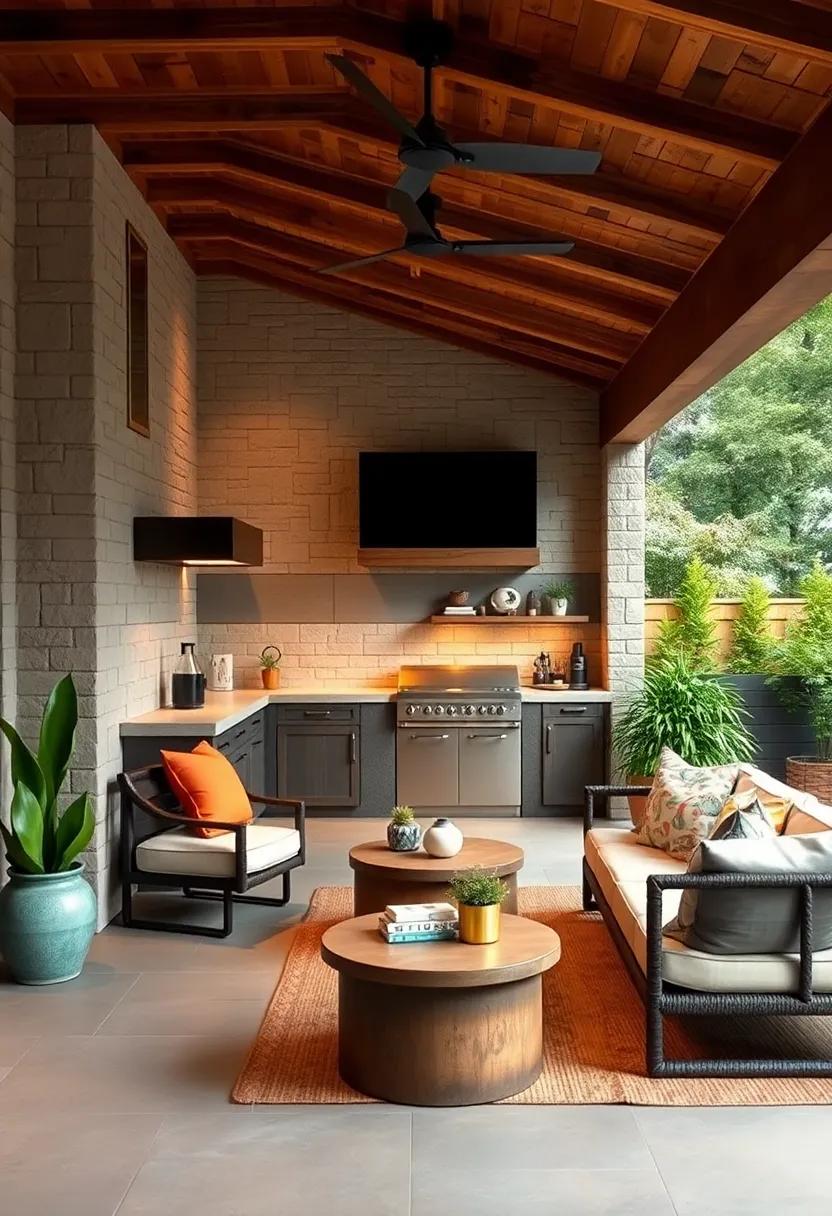 The Role of⁣ Color​ Schemes and Textures in ​Outdoor Kitchen Design