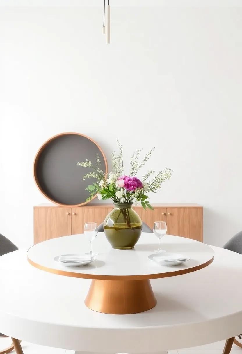 Choose a striking centerpiece that complements the oval shape while drawing the eye to​ the table's center