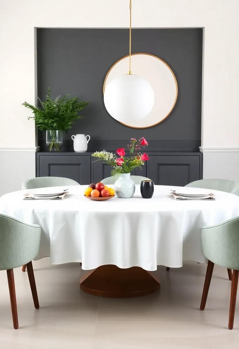 Incorporate seasonal elements like fruits, flowers, or ‍foliage to refresh ​the table‍ decor with each changing season