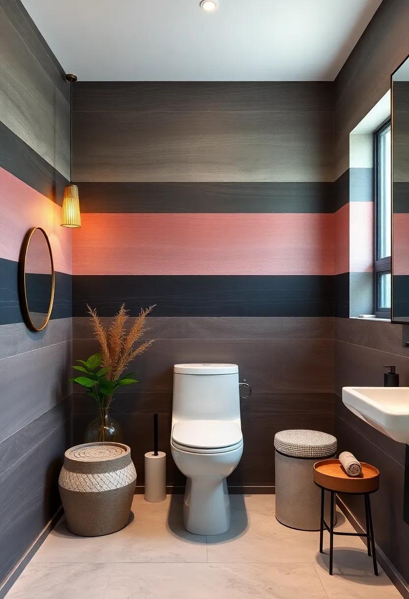 Create an ombre stripe effect, fading from dark to light tones, for a⁢ serene yet striking visual journey