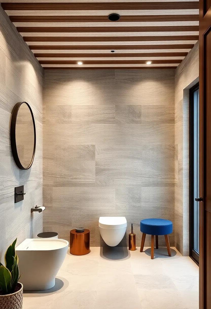 Use contrasting striped ceiling tiles ‍to create an unexpected twist that⁣ enhances the room’s overall character