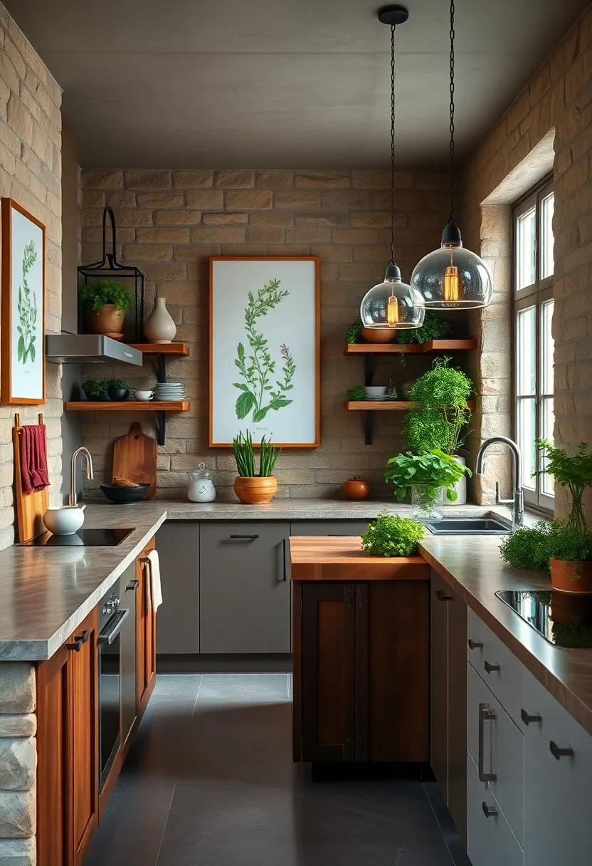 Use botanical prints or fresh herbs as decor, providing vibrant⁤ pops of green while infusing your ⁣kitchen with​ pleasant aromas