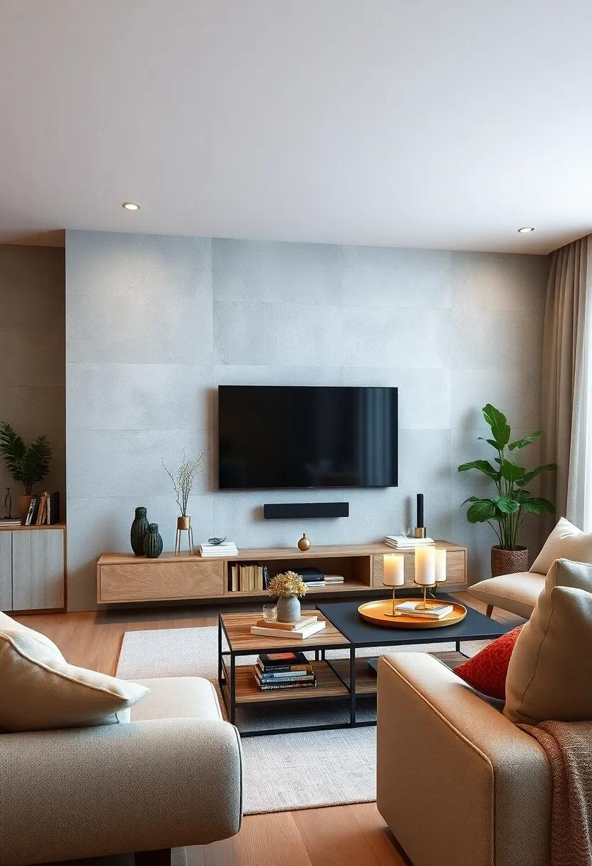 minimalist Rustic TV ⁣Units: Simplistic Designs‌ with a Cozy Touch