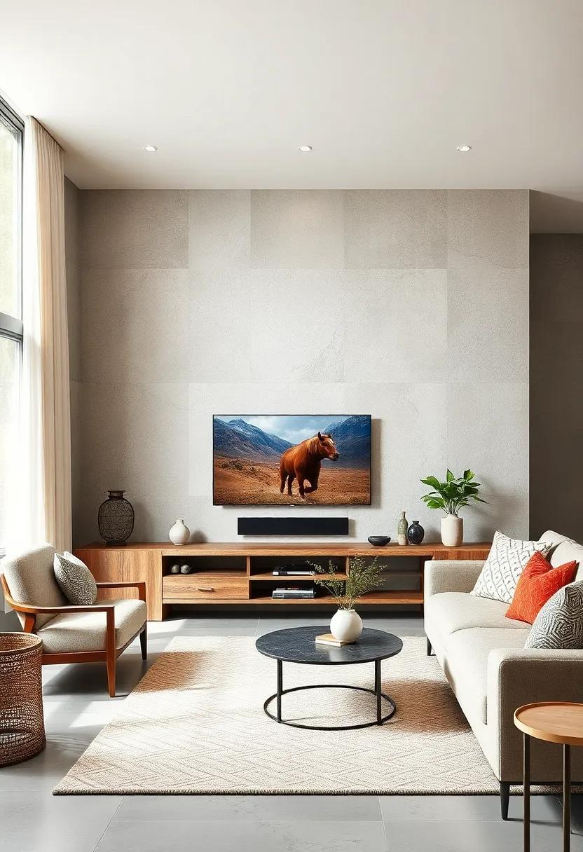 Rustic TV Units with Natural Elements: Bringing Outdoor⁢ Vibes ​Indoors