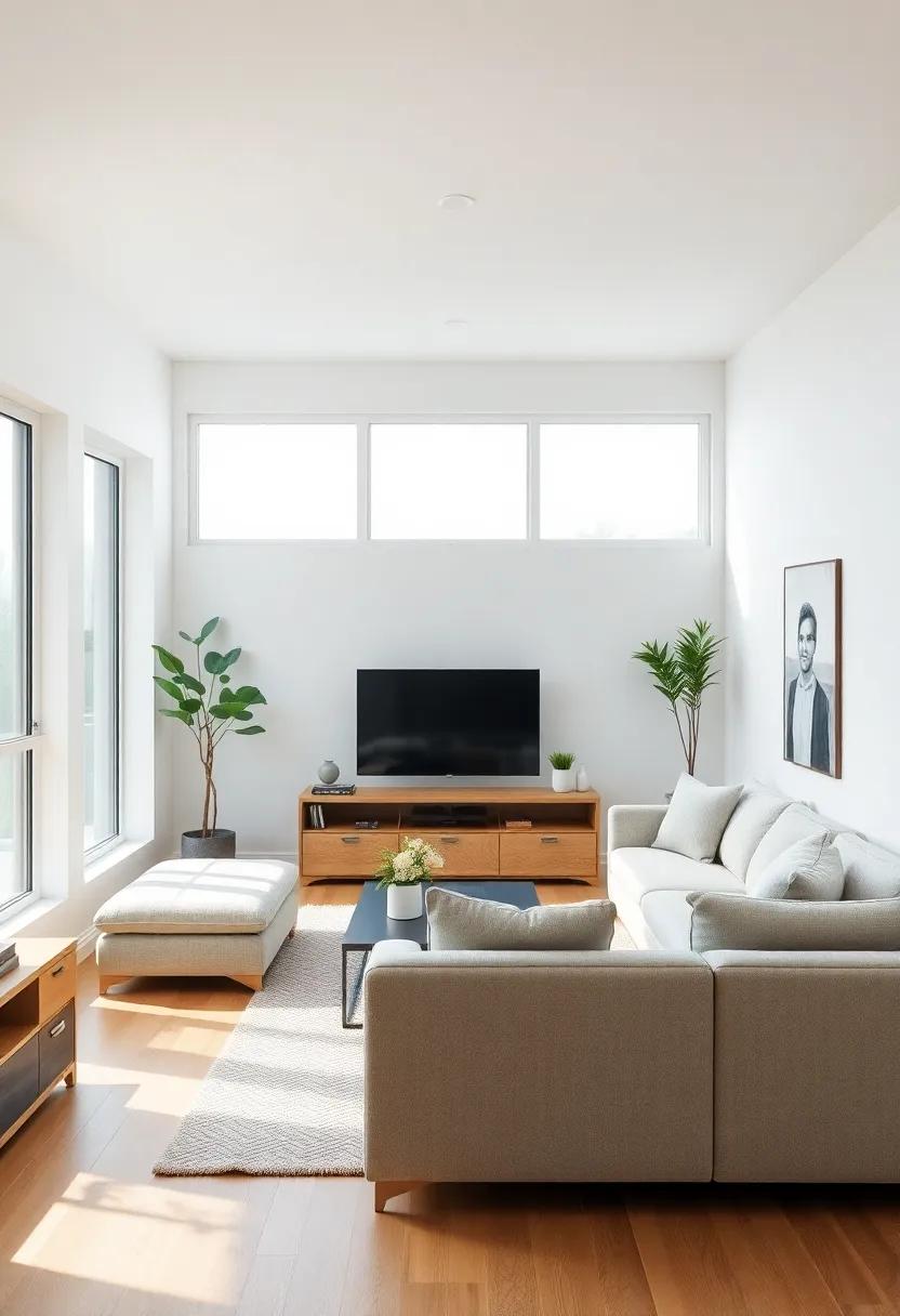 Open concept living: If ⁢your layout allows, integrate⁢ your living⁤ room with an adjoining kitchen or dining area to ‌enhance the spacious feel