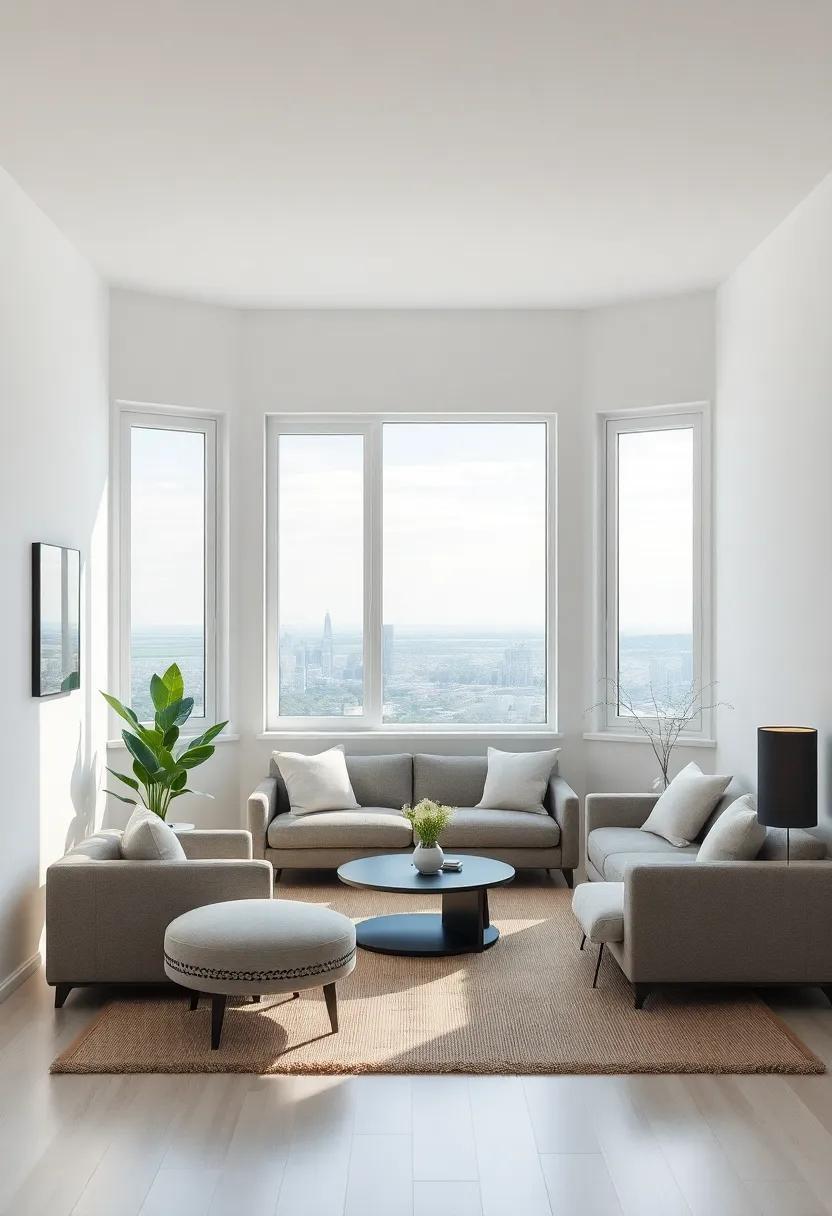 Minimalist⁢ approach: Keep furnishings simple and minimal to avoid clutter and⁢ maintain the focus on the beautiful views outside
