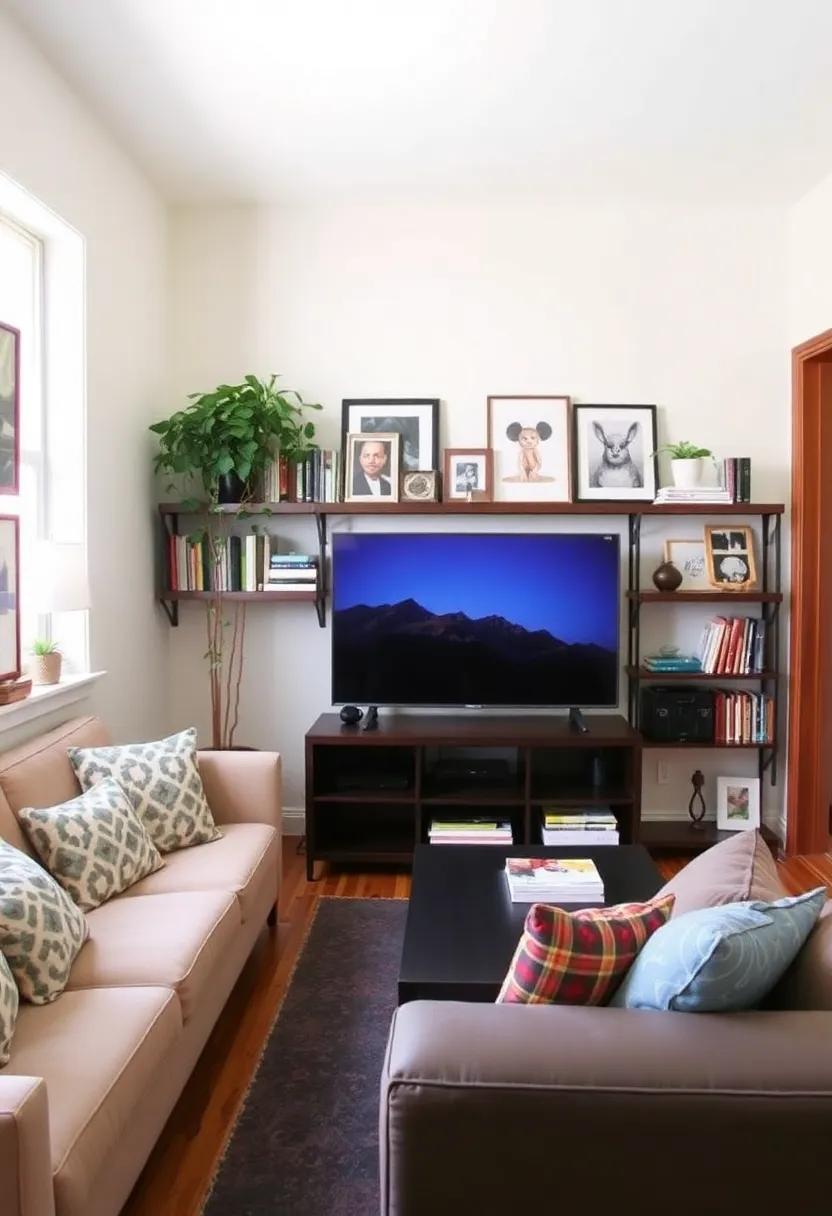 Creative Wall ‌Décor: Maximizing Space ​with Art ⁤and Shelving