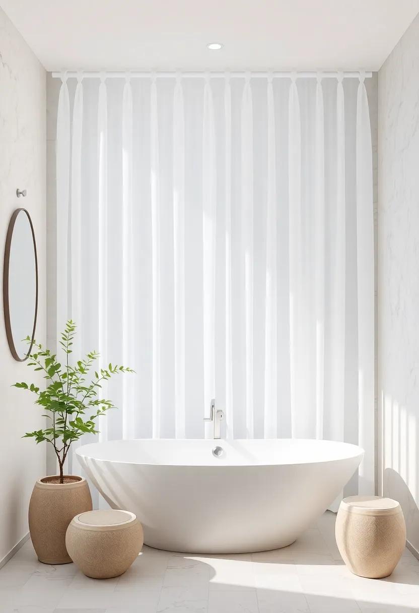 Soft Curtains:⁢ Use sheer or⁣ semi-sheer window treatments to‍ filter⁤ light ⁢while maintaining privacy