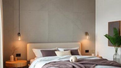 Serene Minimalist Hygge Bedroom: Embracing Cozy Textures with Calm