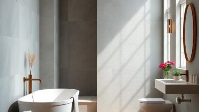 Seaside Serenity: Embracing Wood Flooring in Coastal Bathroom Designs