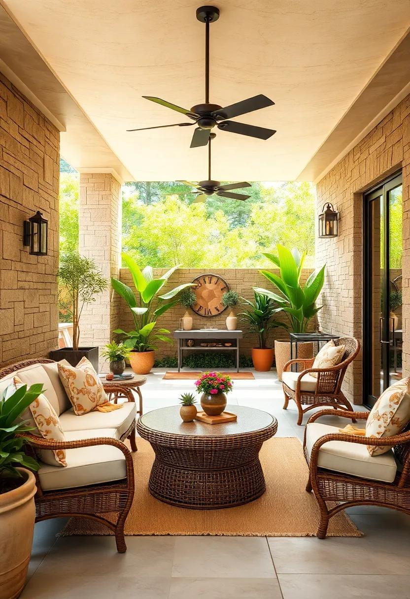 Charming Patio Designs: Bringing Comfort and Style with Wicker Furniture