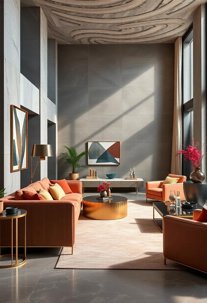 Sleek Sophistication: Elevating Luxury Spaces with High-End Metallic Furniture