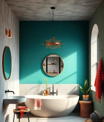 Vibrant Escapes: Transforming Your Bathroom with Eclectic Wall Colors Vibrant Escapes: Transforming Your Bathroom with Eclectic Wall Colors