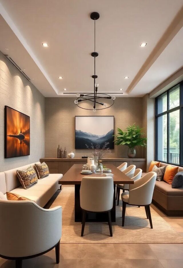 29 Inspiring Dining Rooms with Built-In Seating Ideas for Your Home Makeover