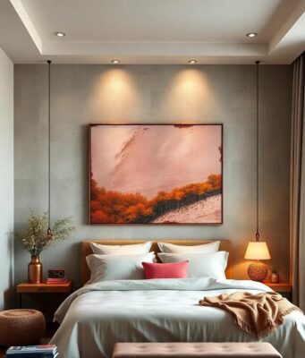 25 Cozy Wall Art Ideas to Elevate Your Bedroom Vibe and Create a Tranquil Retreat 25 Cozy Wall Art Ideas to Elevate Your Bedroom Vibe and Create a Tranquil Retreat