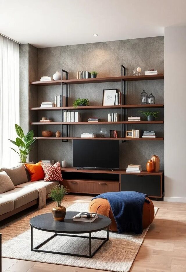 25 Stylish Living Room Shelves with Smart Storage Solutions You’ll Love